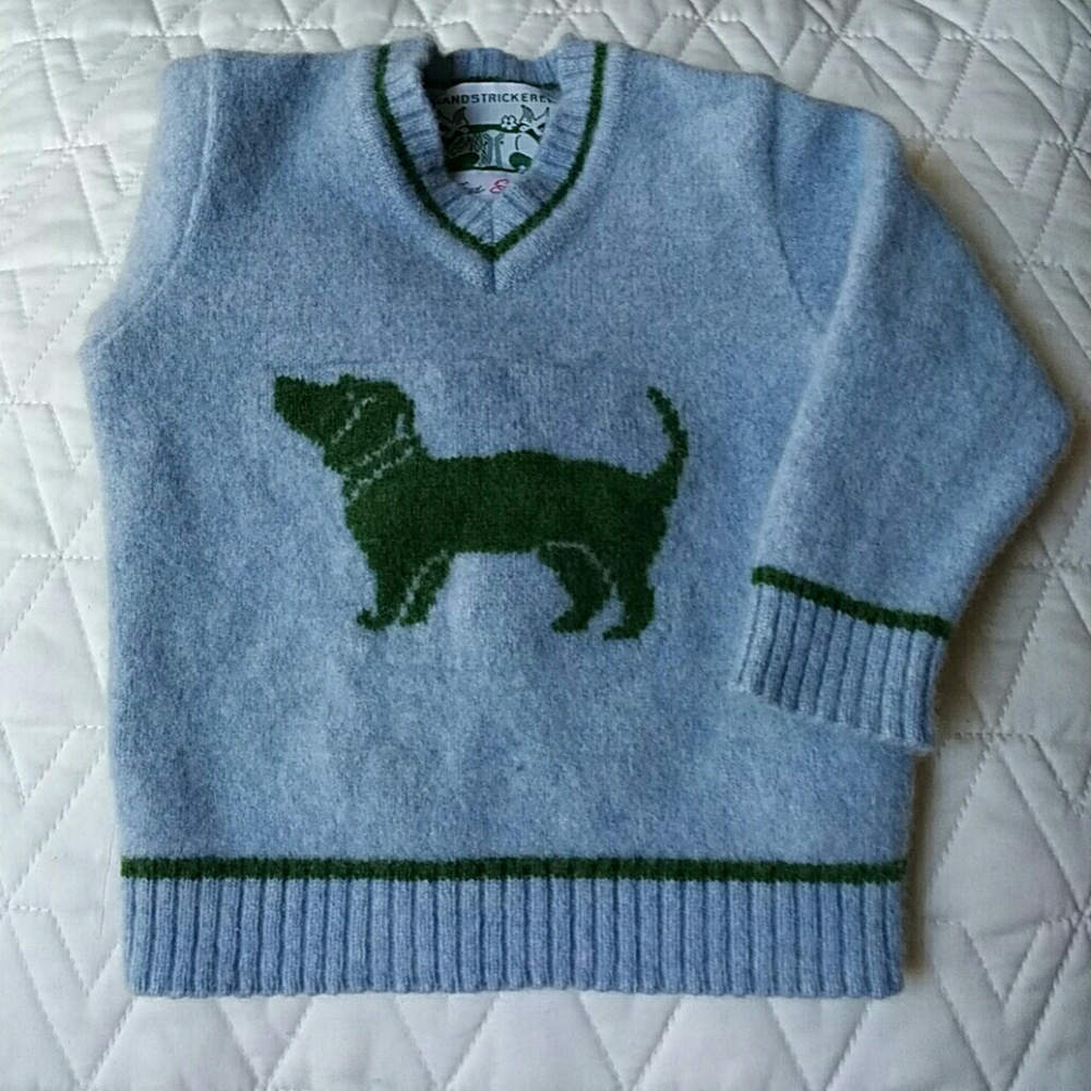 Irmi Lanz Handstrickerei handmade sweater